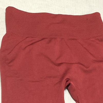 Chances R womens Burgandy leggings stretch pants size 1X/2X RN#101962