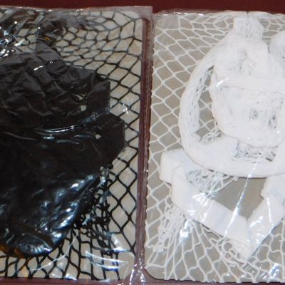 NEW 3 Pair of Fishnet Stockings 1 Pair white 2 Pair Black Size L