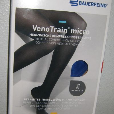 Bauerfeind Womens VenoTrain Micro Compression Stockings CARMEL - open box