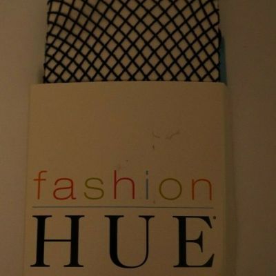 Fashion Hue black size 1 fishnet tights new in package size chart in pics