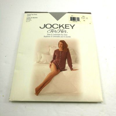 Size Small  Jockey for her Sheer PANTYHOSE CONTROL TOP   color Mist