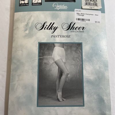 Paul Milan Vintage Silky Sheer Pantyhose. New In The Box. Ladies Long. Offblack.