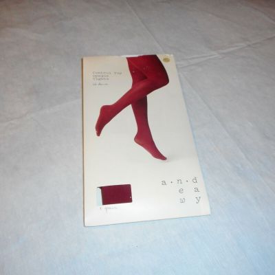 N/W/B A New Day Bing Cherry Control Top Opaque Tights Sold Separate Size Medium/
