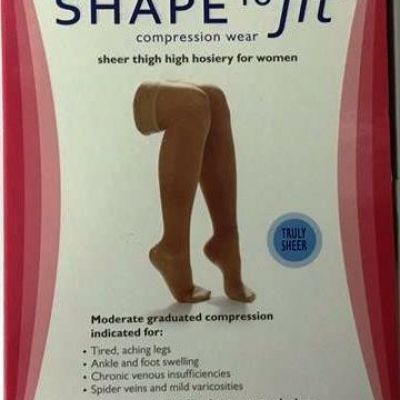 Womens Thigh Stockings 15-20 mmHg Compression Supports Therapy Varicose Veins