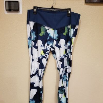 The North Face W Dune Sky Legging Summit Navy Abstract Floral Plus Size 2X