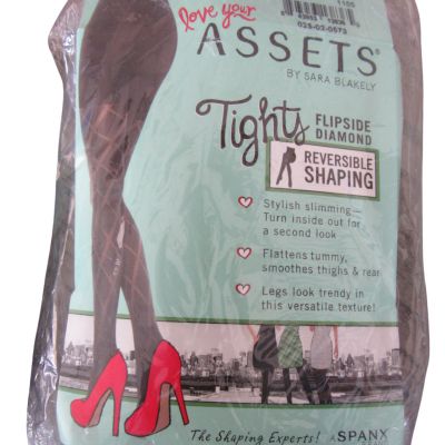 Love Your Assets by Sara Blakely Tights Flipside Diamond Reversible Shaping Sz 4