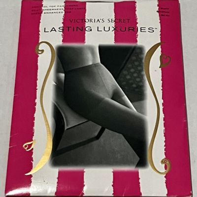 Victoria's Secret Lasting Luxuries Control Top Medium Buff NEW Vtg Stockings