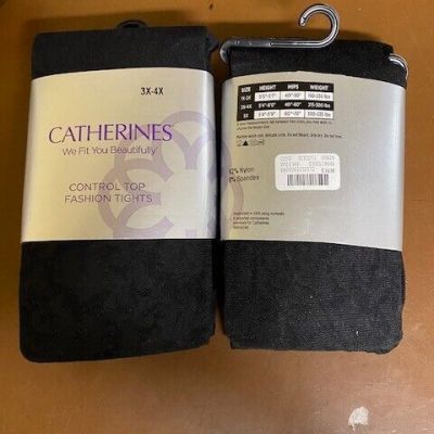 CATHERINES CONTROL TOP TIGHTS, SIZE 3X/4X, (ID633719-410)