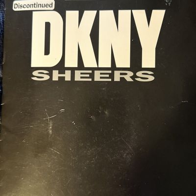 DKNY Discontinued Control Top Silky Sheer Buff Tint Pantyhose ~ Size Medium