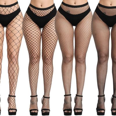 plus Size Fishnet Stockings, Fishnet Tights Thigh High Stockings Pantyhose for W