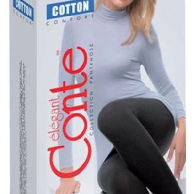 Conte Cotton Winter Warm Opaque Women's Tights - Cotton 400 Den (7?-25??)
