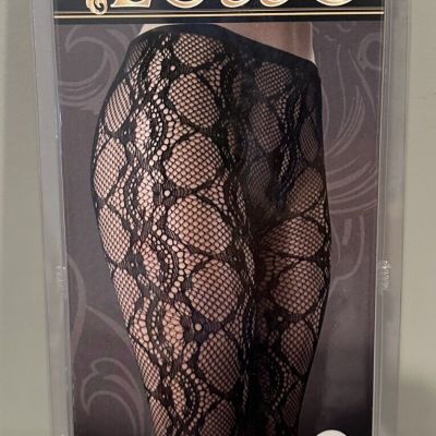 New Stockings - Black EMILIANA Fine Fishnet Stockings by Lusso FREE SHIPPING