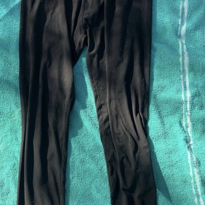 Ultra Soft Solid Black Leggings Size L