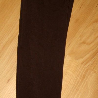 CHOICE - BROWN - NYLON & SPANDEX - EMBELLISHED -  FOOTLESS TIGHTS  - ONE SIZE