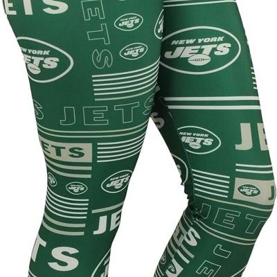 Zubaz NFL Women's New York Jets Column 24 Style Leggings