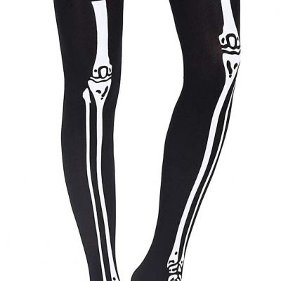Skeleton Thigh High Stockings