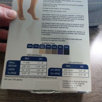 1773 Lites Sheer Knee High 15-20 Mmhg Compression Support Stocking Leg Therapy