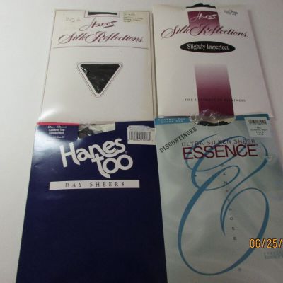 Women's Hanes Pantyhose Lot,  Various Hanes & Tights & Essence Size A, B & Small