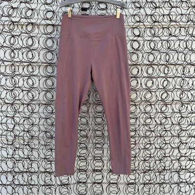 Girlfriend Collective dusty pink high rise workout leggings MEDIUM