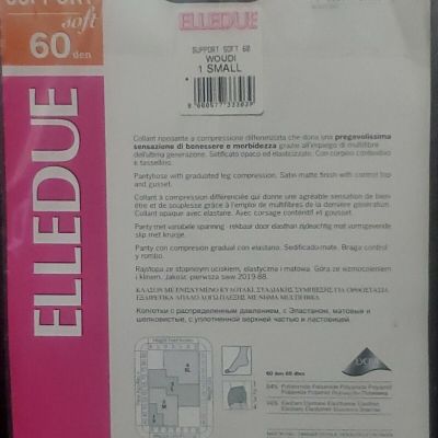 Italian Elledue 60 den Pantyhose/Tights.Made in Italy 1Sizes/ small Colors woudi