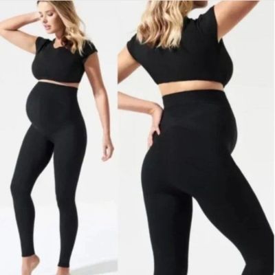 Blanqi Everyday Maternity Belly Support Womens S High Rise Active Yoga Leggings