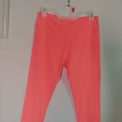 Satina Women's Capri Leggings - Plus Size - New w/o Tags - Coral