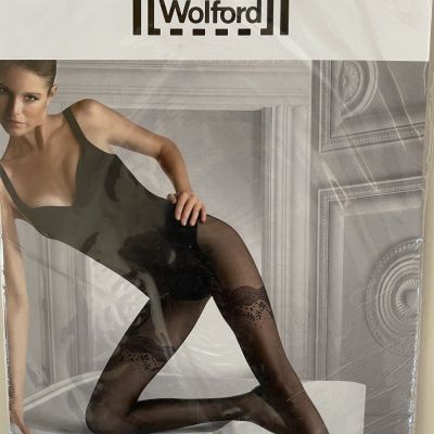 New - Wolford Garcia Tights Extra Small Black Style 185 58 - Made In Austria