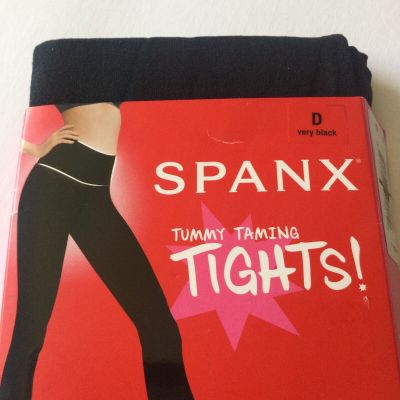SPANX 20129R TUMMY TAMING SHAPING TIGHTS BLACK SIZE D NWT