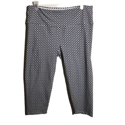 Intro Love The Fit Capri  Black And White Sz 1x Evolutionary Tummy Control