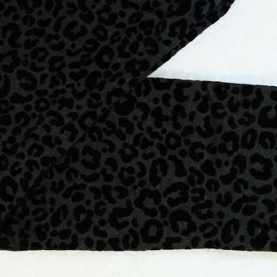 Style & Co Legging Womens Size XL Deep Grey Animal Cheetah Leopard Print Pullup
