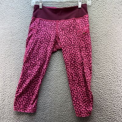 Lululemon Capri Women’s Size 4 Polka Dot Capri Pink Workout Leggings