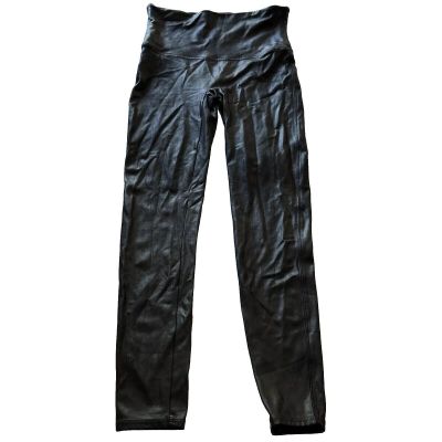 Spanx Faux Leather Leggings Womens XL Black Vegan
