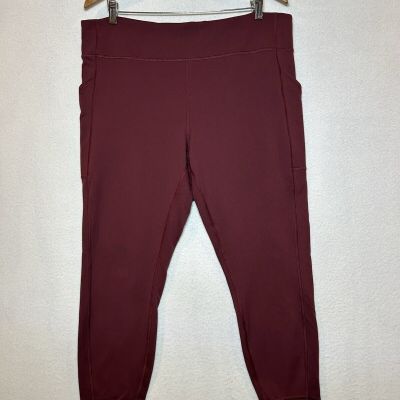 Lululemon Invigorate Leggings Casis Sz 20 High Rise Tight Pockets 25