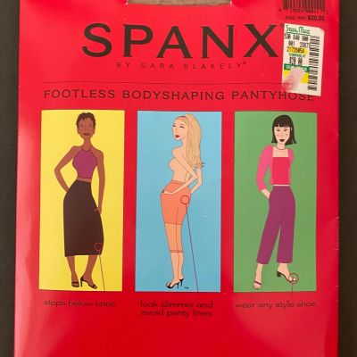 Spanx The Original Footless Control Top Pantyhose (Womens Size C) Spice