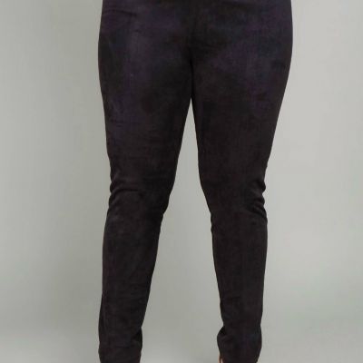 See And Be Seen Faux Suede Plus Legging for Women - Size 3X