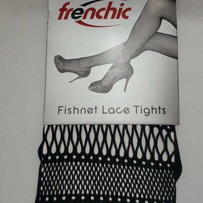 Frenchic Fishnet Crochet Lace Tights Pantyhose Plus 1X 2X Sexy Sissy Burlesque