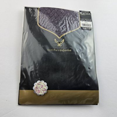 Vanilla Confusion Diamond Pattern Pantyhose Tights Purple Japan Sz M-L