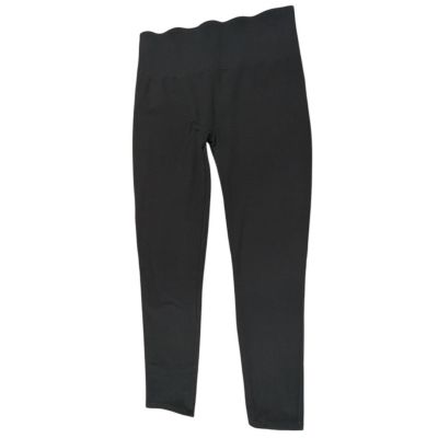 Spanx High Rise Ponte Leggings Women's Size L Large Black Stretch Tight Comfort