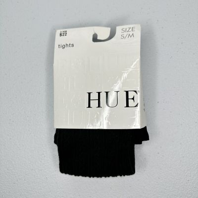 Hue Womens Scribble Cable Tights With Control Top Black U13019 Size S/M