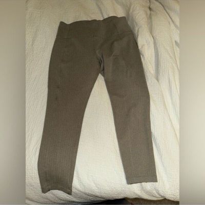 Athleta Delancey skyline Leggings Leggings size 1x color herringbone Beige