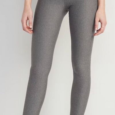 Old Navy Extra High Rise Go-Dry Powersoft Leggings Gray Women's Size 3X NWT