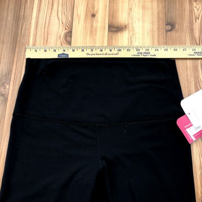 Isabel Maternity Black Plain Polyester Blend High Waist Women's Size XL