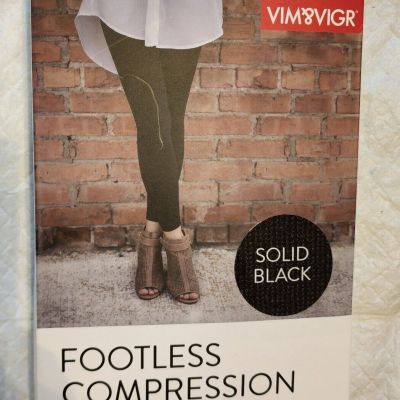 Vim &vigr Footless Compression Tights Size 1