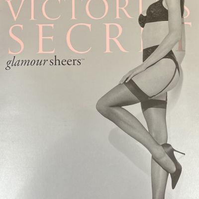VICTORIA'S SECRET STOCKINGS SIZE SMALL, Glamour Sheers, Signature Lace 2 Pr Pack