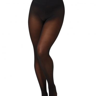 Hanes Women's Opaque Tights EcoSmart Wicking Cool Comfort Run-resistant Black