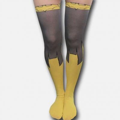 Batman Batgirl Cosplay Sexy Halloween Pantyhose NEW Size, One Size Fits Most.