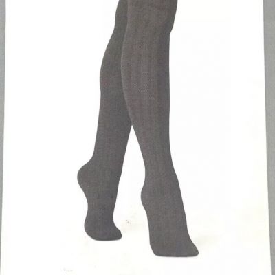 NEW A NEW DAY WOMEN'S HERRINGBONE WITH SUBTLE SPARKLE TIGHTS BLACK Size S/M