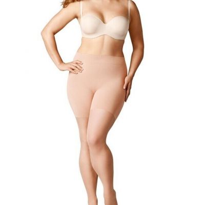 Falke Beauty Plus 20 Denier Sheer Tight in Powder Size C Short NWT
