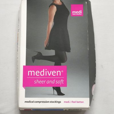 Mediven Women's Thigh High Medical Compression Stockings WC3 Black Size ll NWT