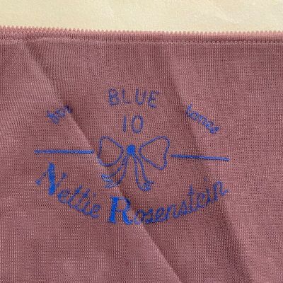 Nettie Rosenstein Vintage 1940s Stockings 2 Pairs Designette Bluetone 10M Seams